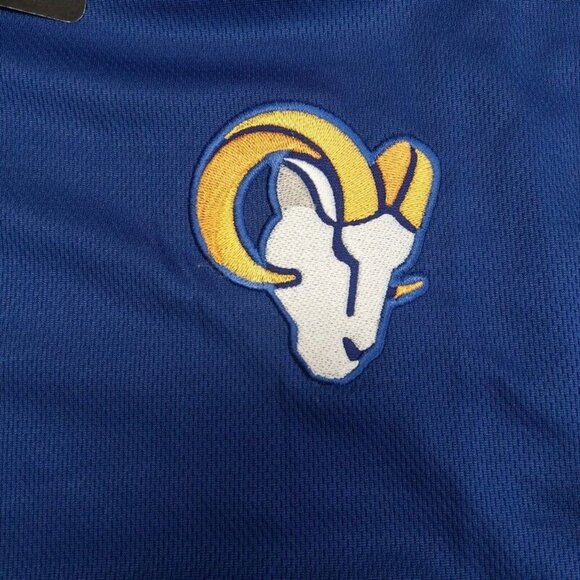 Fanatics Mens XLT Los Angeles Rams Performance Polo Short Sleeve Golf Shirt TALL - Picture 3 of 6